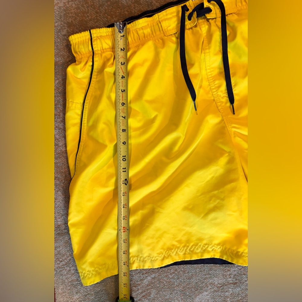 Speedo Men’s Yellow Swim Trunks Mesh Lined Board Shorts XXL - Picture 5 of 10